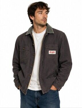 Altamont Flintlock LS Jacket Medium Sherpa Lined Corduroy Collar Workwear